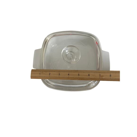 Corningware 1 Quart Spice of Life Square A1B Casserole Dish L'Echalote Vintage - Picture 7 of 9